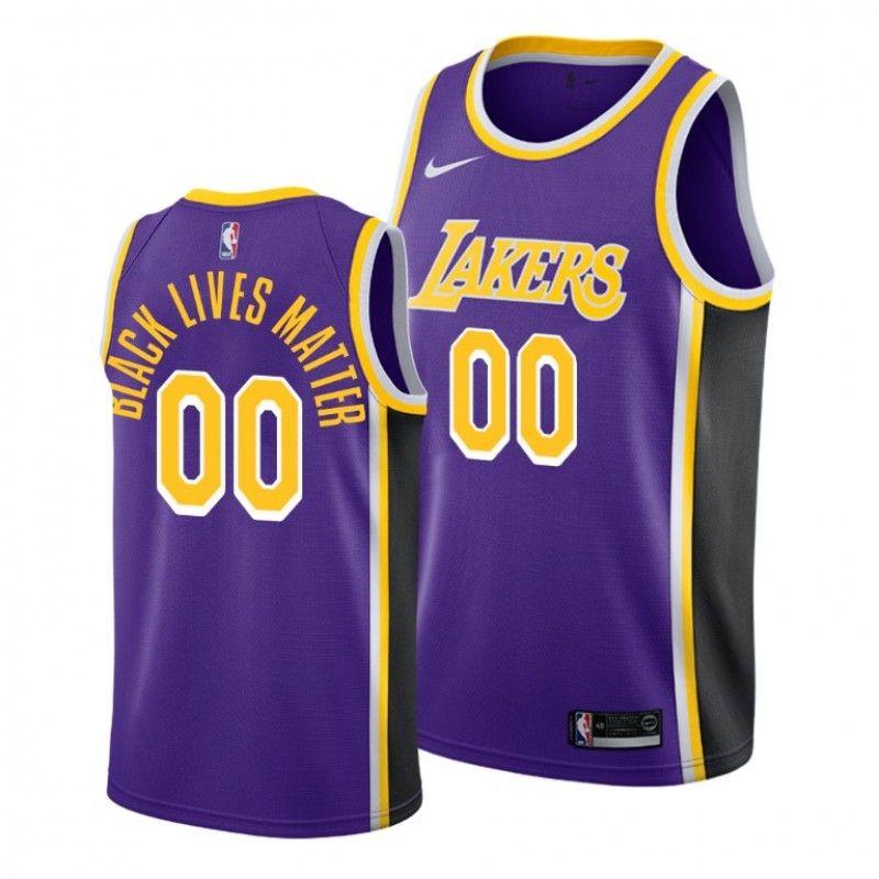 Men Custom Los Angeles Lakers Black Lives Matter 2020 Statement Jersey